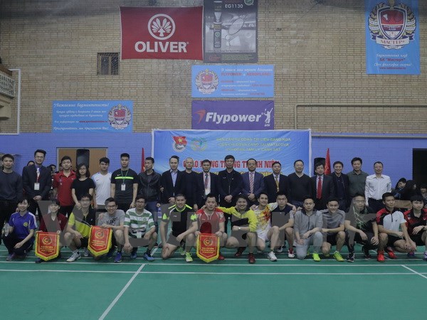 First badminton tournament of Moscow police student