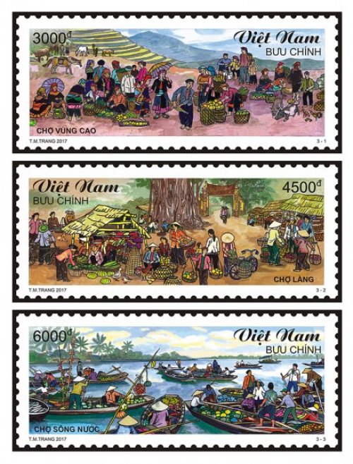 Stamps on Vietnamese markets published