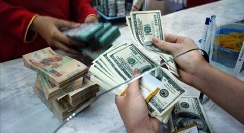 Reference exchange rate drops VND1