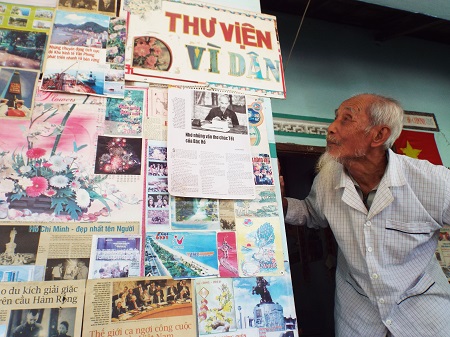 An old man gathers precious trove of documents about Uncle Ho