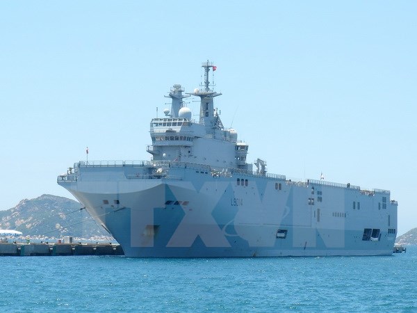 French navy ships visit Ho Chi Minh city