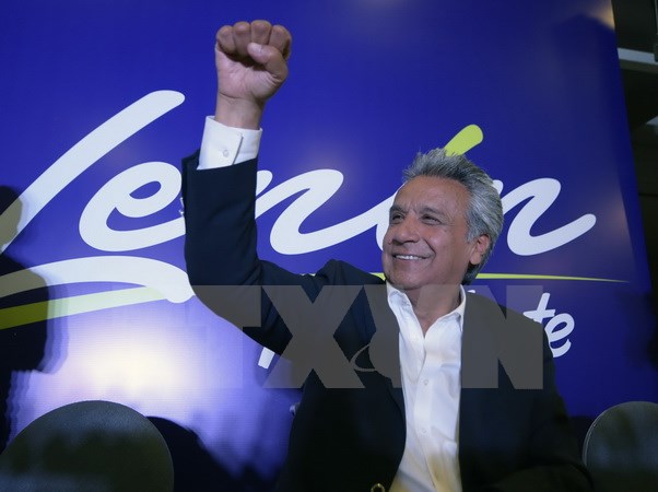 Leftist Moreno declared winner in Ecuador presidential race