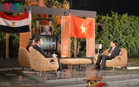 President Ho Chi Minh’s career broadcast live on Egyptian television