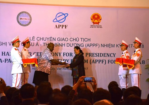 Vietnam takes Presidency of Asia Pacific Parliamentary Forum