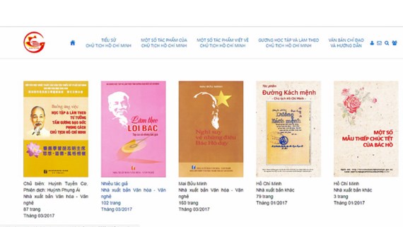 Studying Uncle Ho s example through digital library