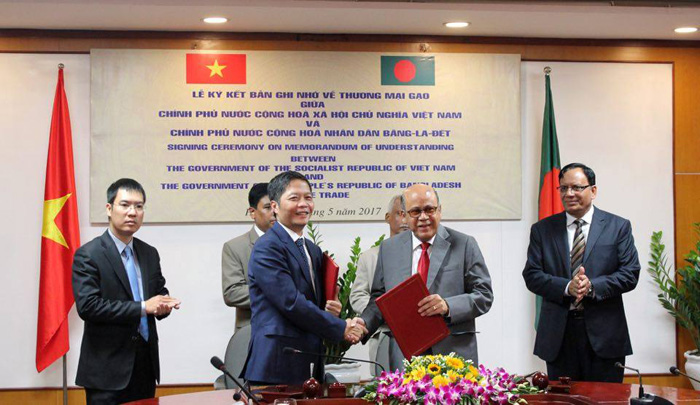 Bangladesh to import 1 million tons of rice from Vietnam annually