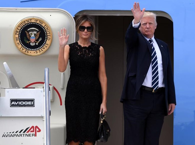Donald Trump visits Belgium