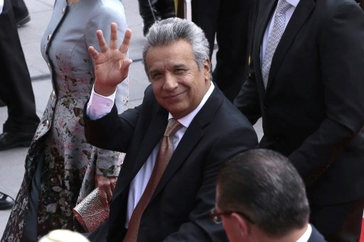 Lenin Moreno takes office in Ecuador
