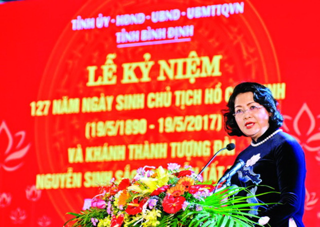 Nguyen Sinh Sac - Nguyen Tat Thanh Monument inaugurated in Quy Nhon city