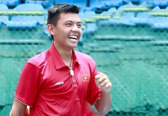 Ly Hoang Nam placed second in Singapore tennis event
