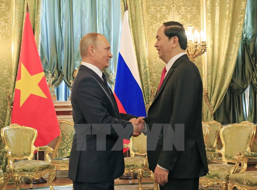 Vietnamese and Russian Presidents hold talks
