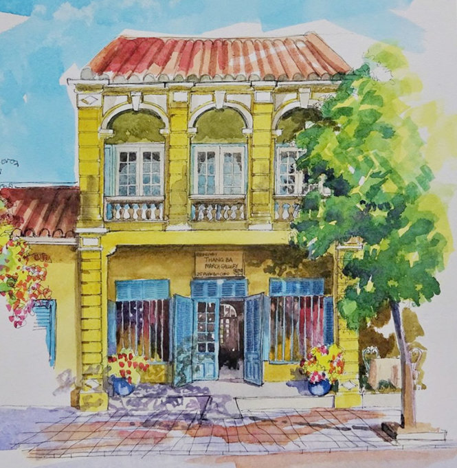 British artist opens painting gallery in Hoi An