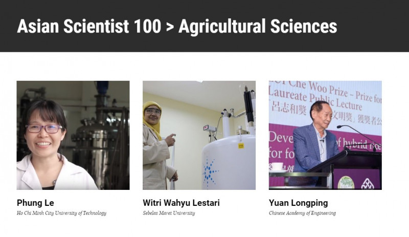 Female Vietnamese Doctor among top 100 scientists in Asia