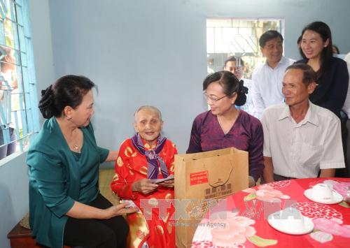 NA Chairwoman visits beneficiaries’ families