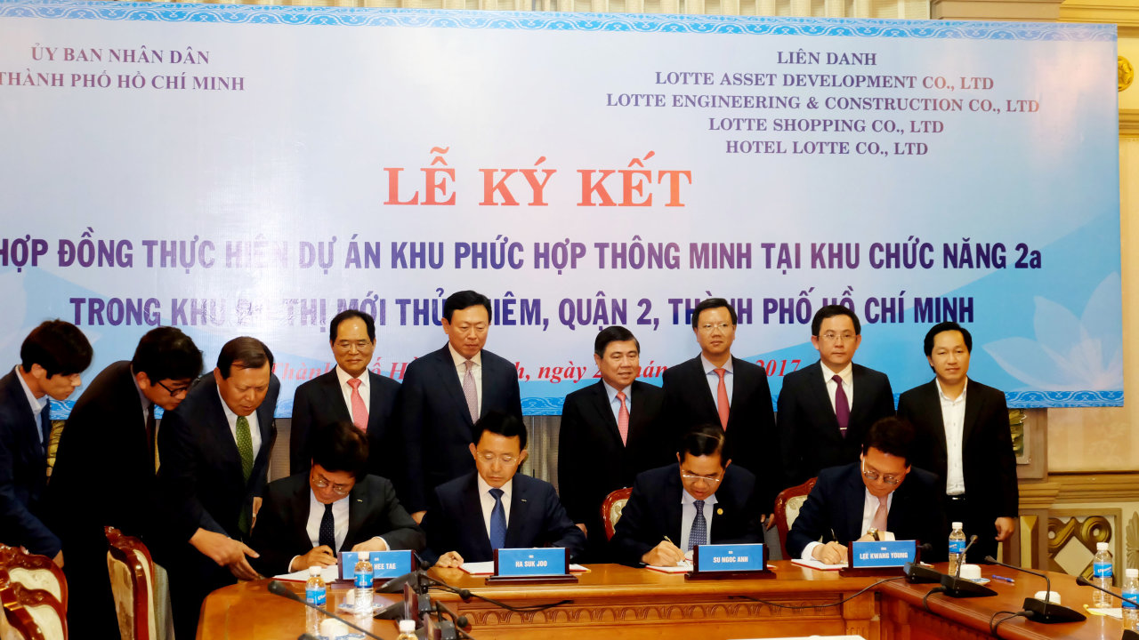 Lotte Group pours VND20 1 trillion into Thu Thiem new urban area
