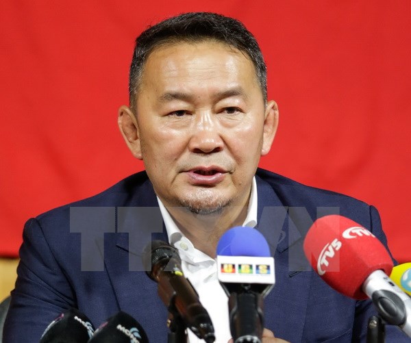 Khaltmaa Battulga sworn in as Mongolian President