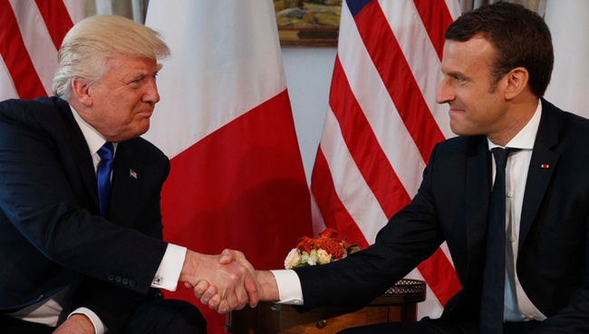 President Trump visits France