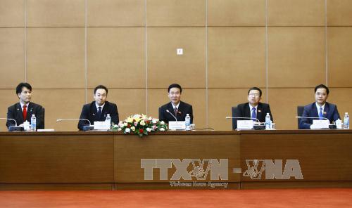 Mr Vo Van Thuong receives Youth Division of Japan’s Liberal Democratic Party delegation