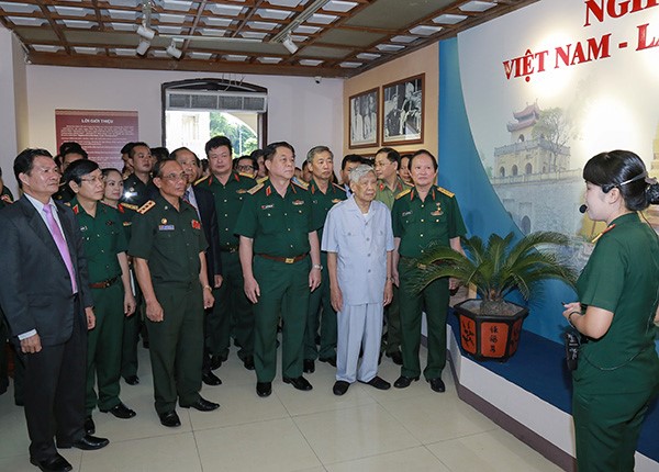 Exhibition on Vietnam - Laos - Cambodia solidarity opens in Hanoi