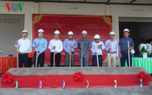 Two gratitude houses to be built for Vietnamese people in Laos