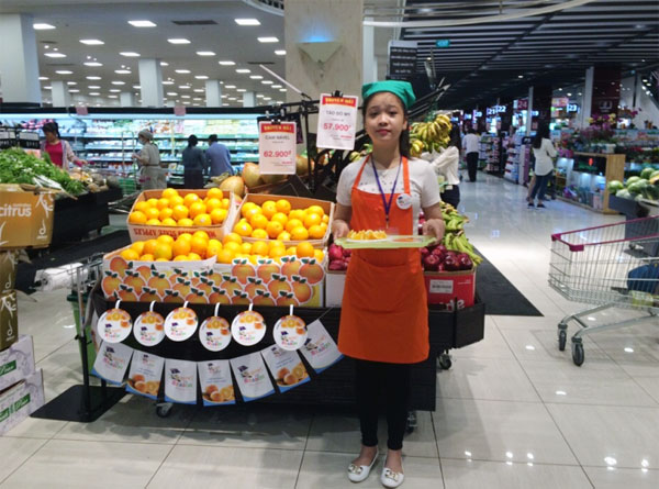 Australian oranges are now in season and available in Vietnam