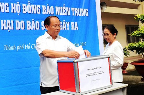 Ho Chi Minh city assists typhoon affected residents