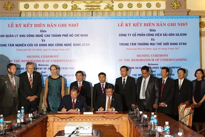 Ho Chi Minh City, Utah State vow to promote trade, high-tech links
