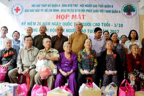 Old people in Ho Chi Minh city taken care