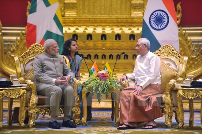 Indian PM visits Myanmar