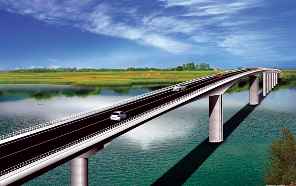 Nam Dinh Work begins on Thinh Long bridge over Ninh Co River