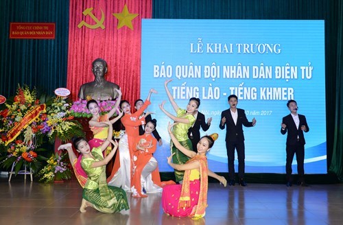 People’s Army Newspaper debuts online Lao, Khmer editions