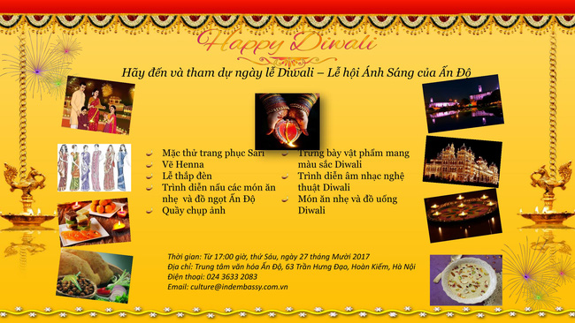 Experiencing Diwali festival in Hanoi