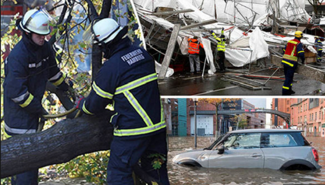 At least five dead due to storm in central Europe