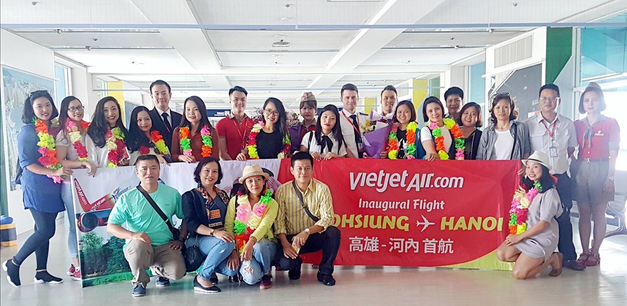 Vietjet Air opens Hanoi - Kaohsiung route