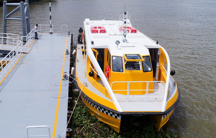 HCM city First river bus route offers free trial for 10 days