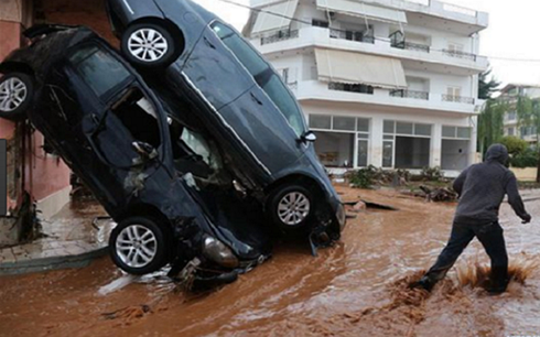 Greek Prime Minister declares national mourning after deadly flood