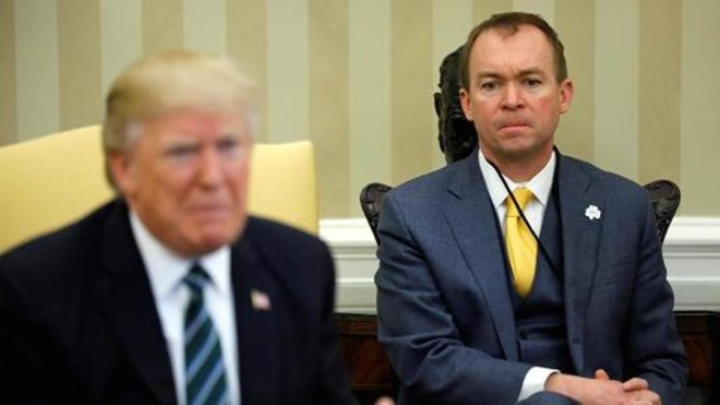 Mick Mulvaney appointed as Head of CFPBUS