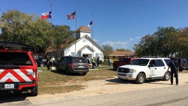 Texas church shooting leaves at least 27 people dead