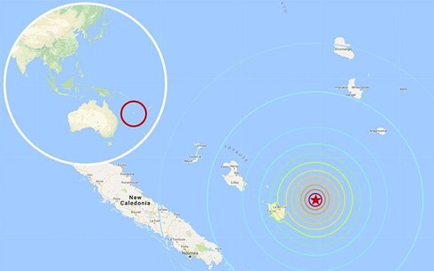 Magnitude 7 earthquake hits South Pacific