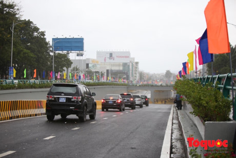 Dien Bien Phu- Nguyen Tri Phuong road tunnel opens to traffic before APEC