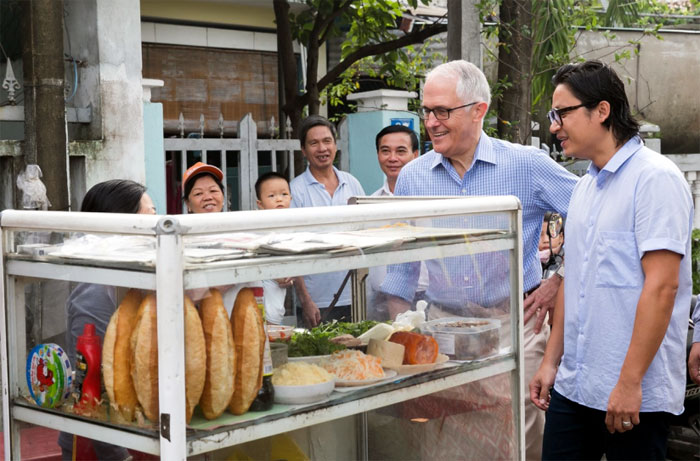 Prime Minister Turnbull Vietnamese food is enjoyed every day by Australians