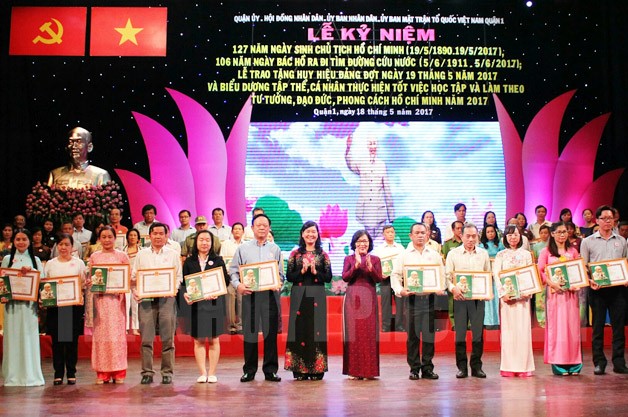 Ho Chi Minh city’s district increases following of Uncle Ho’s teachings