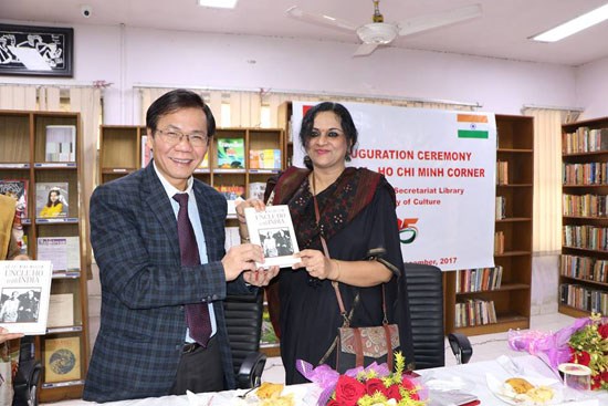 First Vietnam-Ho Chi Minh book room opened in India