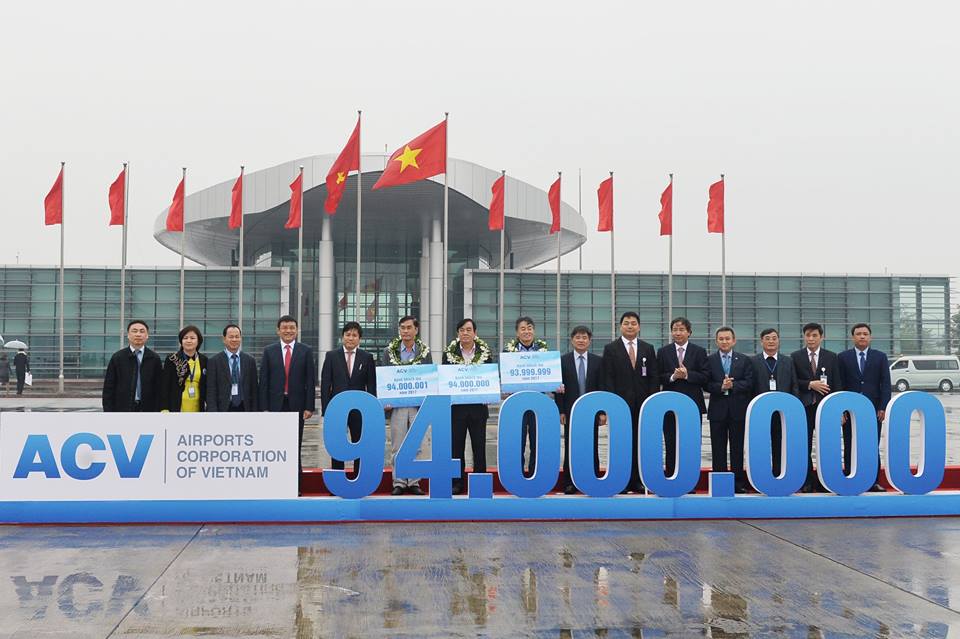 Vietnam’s aviation receives 94 million passengers in 2017