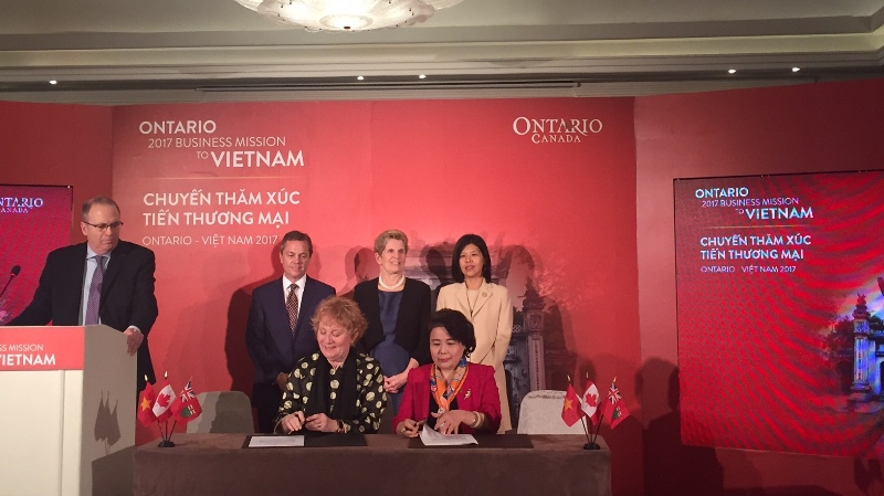 Ontario delegation ink six agreements in Vietnam visit