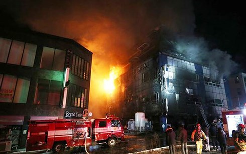 Sports centre fire leaves at least 29 deaths
