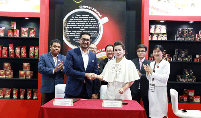 Local coffee brand entered Middle East market