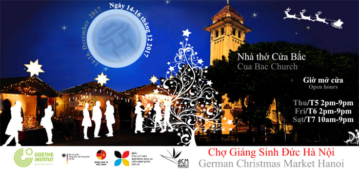 First German style Christmas market in Hanoi from December 14th-16th