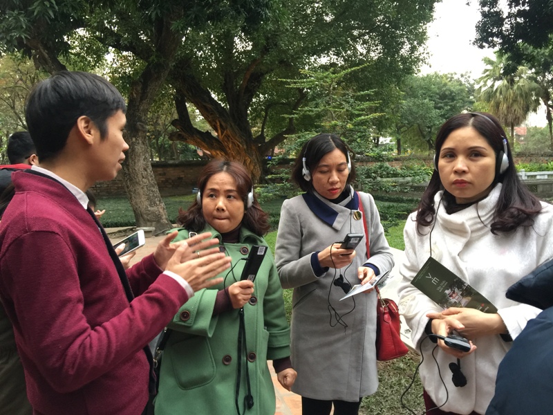 Temple of Literature launches automatic audio guide system