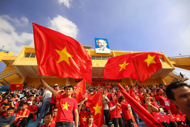 National flag sewing village hurries to serve football fans